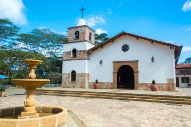 Church in Mesa de los Santos clipart
