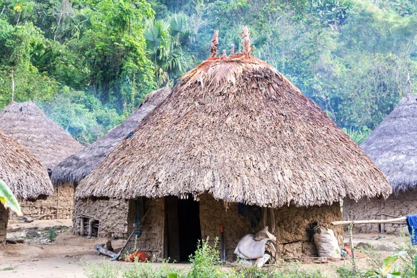 Villaggio indigeno — Foto Stock