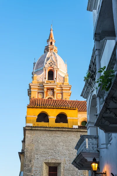 Cartagena domkyrka spiran — Stockfoto