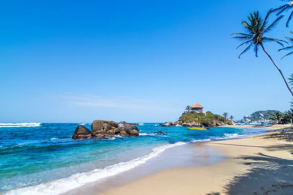 Plaży park narodowy Tayrona — Zdjęcie stockowe