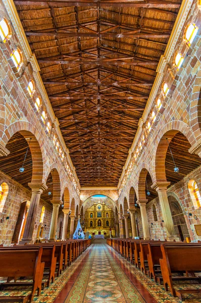 Barichara Catedral Interior — Foto de Stock