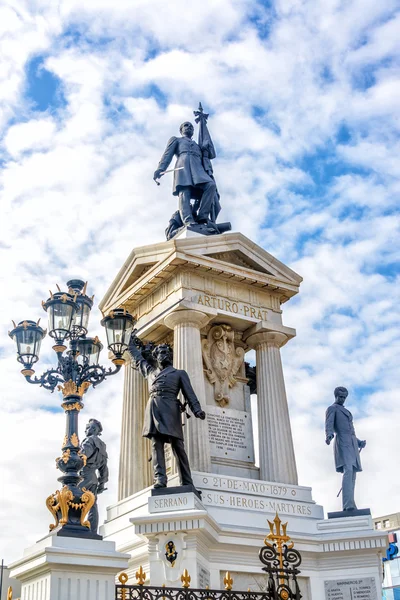 Monumento a Arturo Prat — Fotografia de Stock