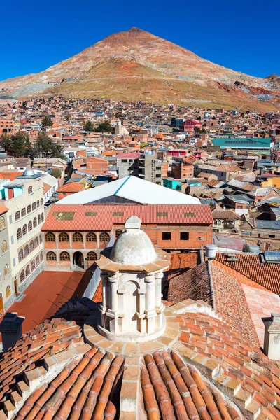 Potosí och cerro rico — Stockfoto