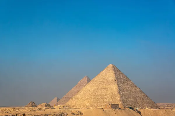 Geweldig Uitzicht Piramides Van Gizeh Egypte — Stockfoto