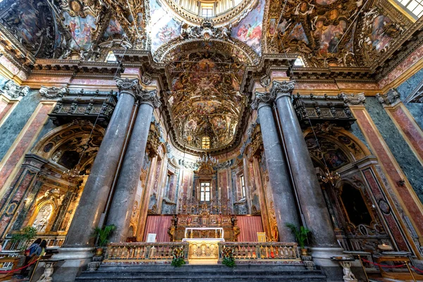 Palermo Italy April 2018 Interior Church Saint Joseph Theatines Palermo — 图库照片