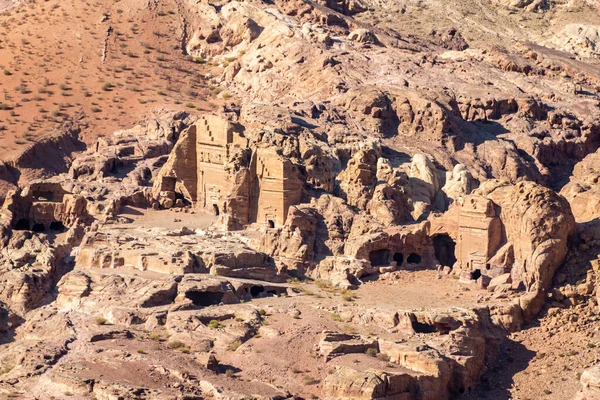 Вид Гробницы Мбаппе Иордания Высокой Обзорной Точки — стоковое фото