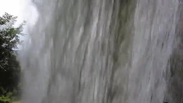 Vista Deslumbrante Cachoeiras Famosas Grécia Bela Natureza Fundos — Vídeo de Stock