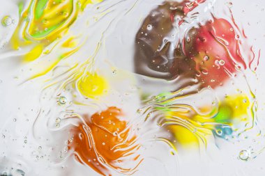 Güzel görünüm dokusu beyaz, yeşil, kırmızı, renkli soyut tasarımın turuncusu. Güzel soyut arkaplanlar.