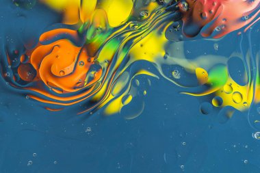 Mavi, sarı, turuncu, kırmızı soyut tasarım, doku. 