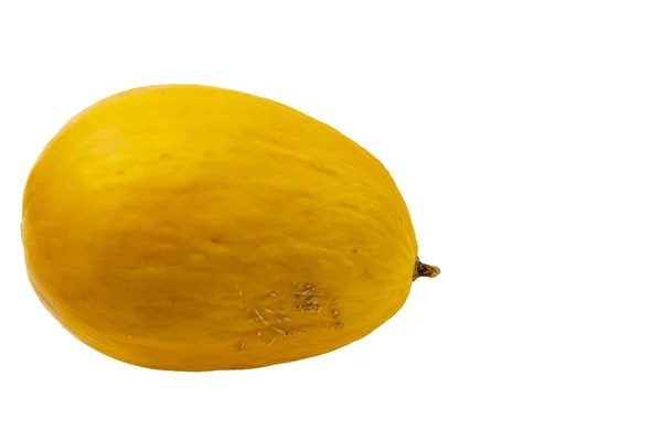 Close Zicht Meloen Geïsoleerd Witte Achtergrond Mooie Achtergrond — Stockfoto