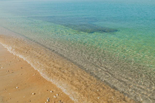 아름다운 모래사장 청록색 그리스 놀라운 — 스톡 사진