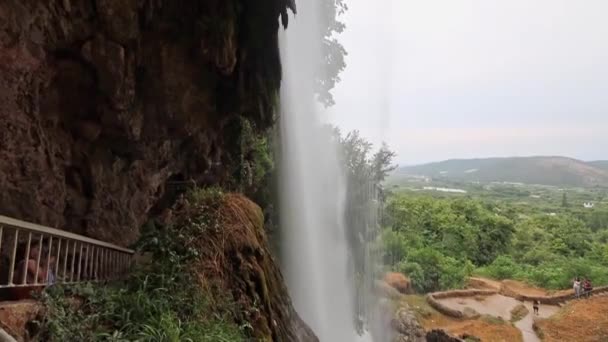 Bela Vista Das Famosas Cachoeiras Edessa Belas Origens Natureza Grécia — Vídeo de Stock