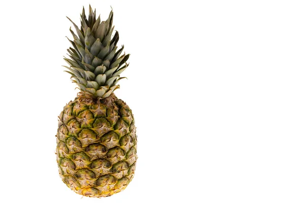 Close Zicht Van Ananas Geïsoleerd Achtergrond — Stockfoto