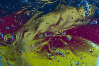 Siyah, kırmızı, sarı soyut tasarım dokusunun güzel manzarası.