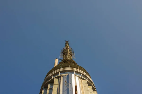 Bella Vista Della Parte Superiore Dell Empire State Building Sfondo — Foto Stock