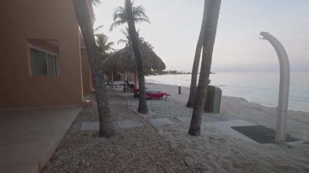 Magnífica Vista Matinal Resort Luxo Primeira Linha Oceano Atlântico Ilha — Vídeo de Stock