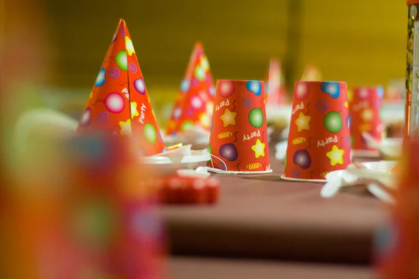 bir parti için masa ayarlandı