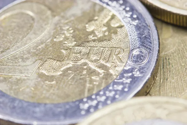 Euros coins. — Stock Photo, Image