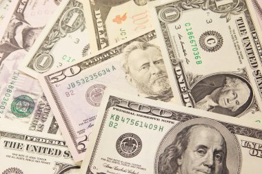 Dolar geçmişi. Yüksek çözünürlüklü doku.