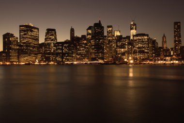 aşağı manhattan-new York'ta gece