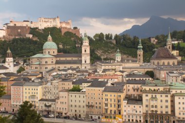 gün batımında Salzburg