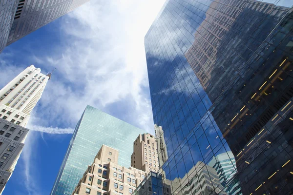 View of Manhattan skyscrapers — Stock Photo, Image
