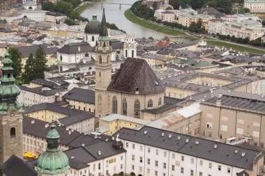 Salzburg (Avusturya havadan görünümü)