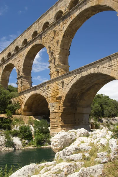 El Pont du Gard es el sur de Francia . —  Fotos de Stock