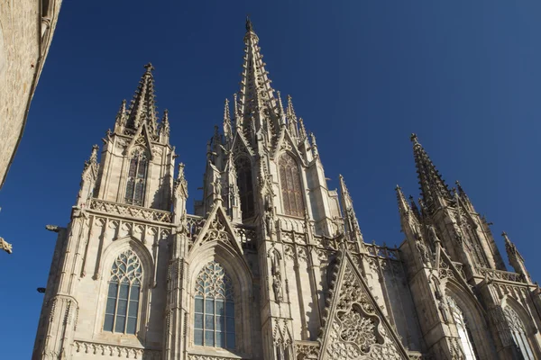 Gotische Kathedrale von Barcelona — Stockfoto