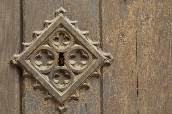 Alte Metall mittelalterliche Tür Hintergrund — Stockfoto