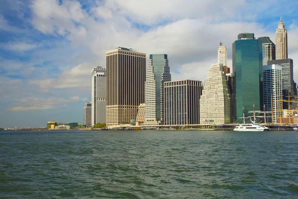 Bajo Manhattan en Nueva York — Foto de Stock