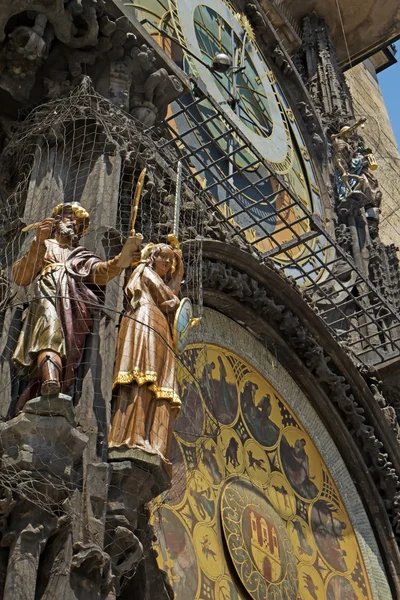 Astronomische Uhr (Prag, Tschechische Republik) — Stockfoto