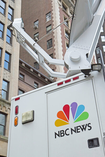 Television transmission truck