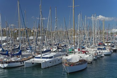 Yacht marina Barcelona.