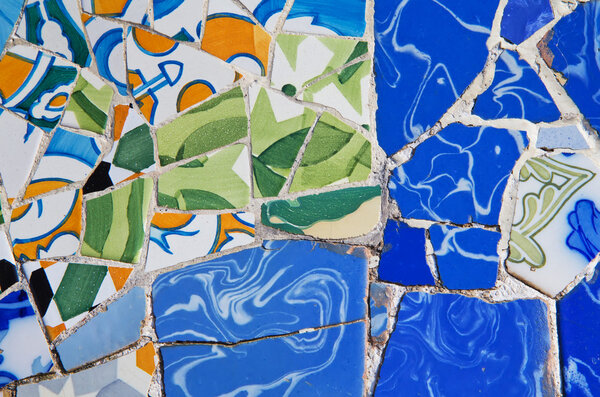 Детальный вид на керамический Фабрегас (Барселона)
)