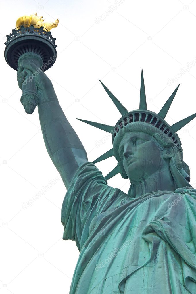 Statue of Liberty (white background)