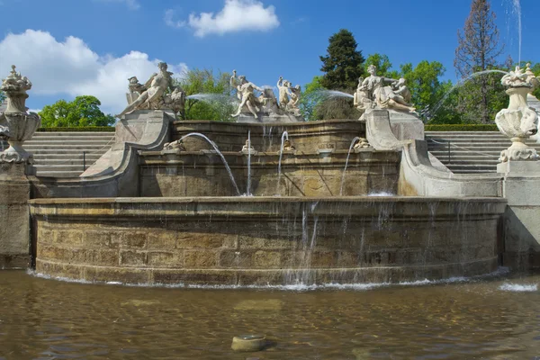 Famous baroque fountain. — Stock Photo, Image