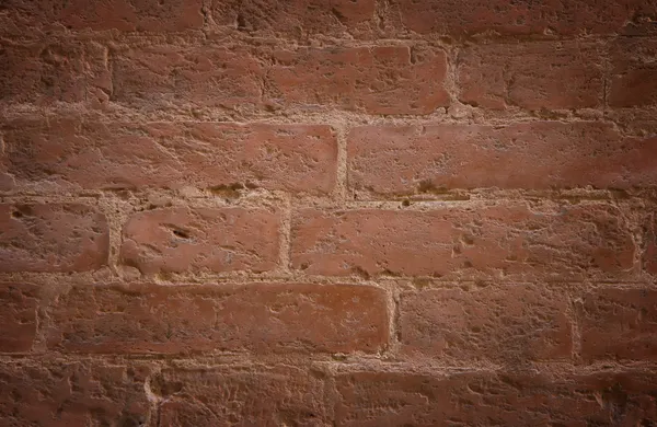 Παλαιόν Ιστορικόν τοίχο μεσαιωνική τούβλο — Φωτογραφία Αρχείου