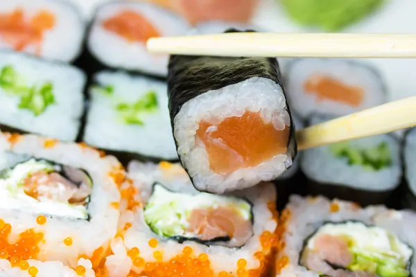 Primer plano del sushi maki — Foto de Stock