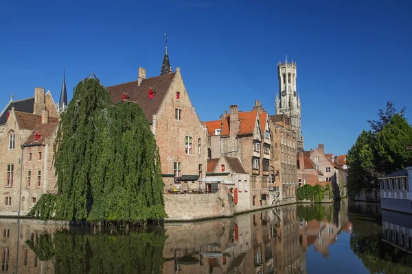 El centro histórico de Brujas — Foto de Stock