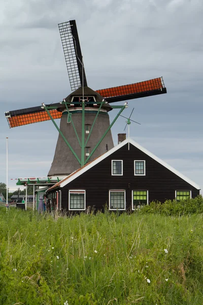 Moulin à vent néerlandais — Photo