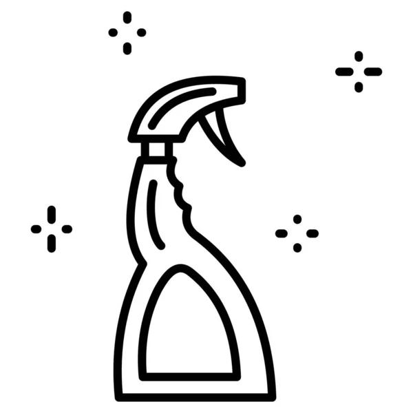 Μπουκαλάκι Σπρέι Καθαριστικό Υγρό Για Την Απομάκρυνση Σκόνης Και Ρύπων — Διανυσματικό Αρχείο