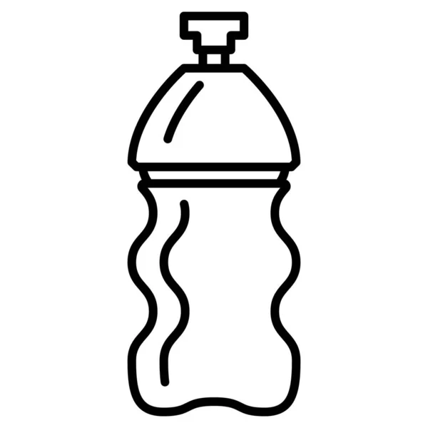 Изогнутая Тепловая Бутылка Удобного Питья Тепловой Сосуд Клапаном Безопасного Питья — стоковый вектор