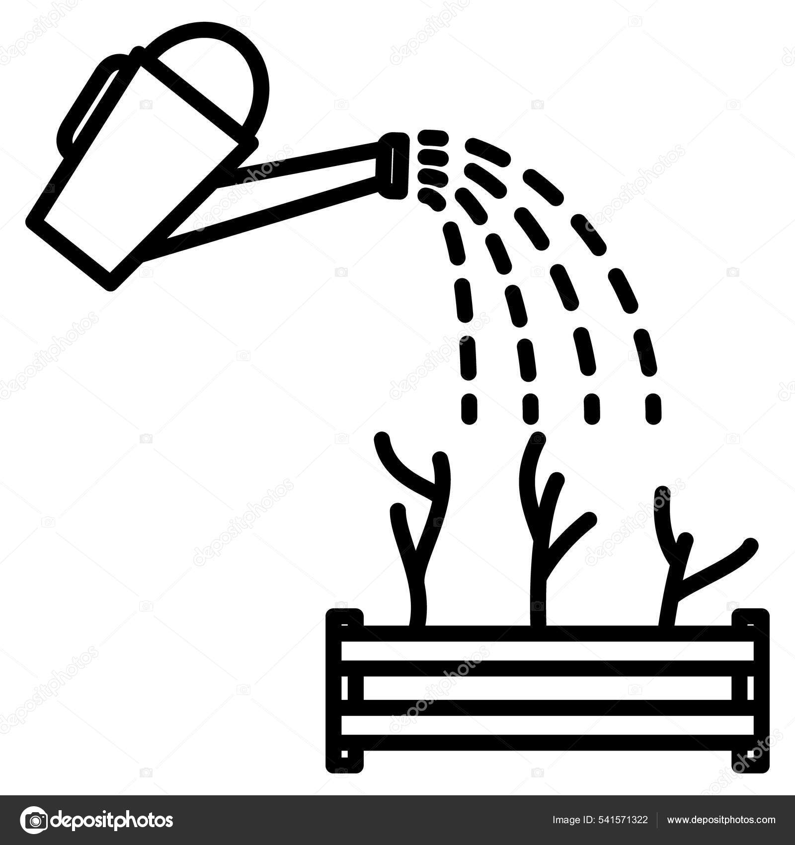 Watering Seedlings Irrigation Care Seedlings Water Pours Watering Can