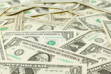 sorunsuz bir şekilde tileable ve tekrarlanabilir 1 dolar faturaları