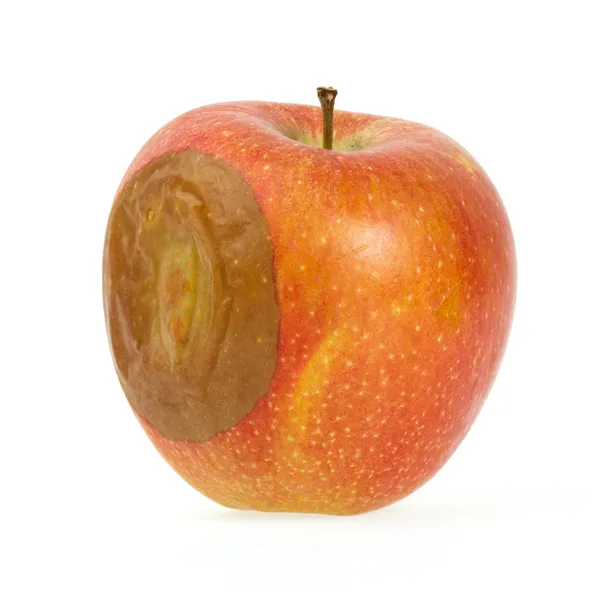 Una manzana roja mala —  Fotos de Stock