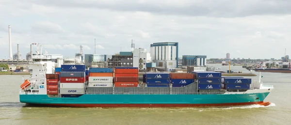 Containers on a containership — Stock Photo, Image