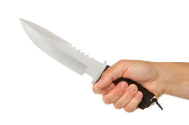 bıçak tehdit ile kadın