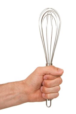 beyaz zemin üzerine metal çırpma teli