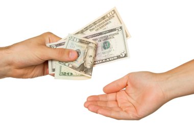 erkek ve kadın arasında para transferi